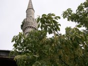 Istanbul, minaret Mešity egyptského sultána