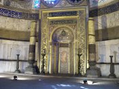 Istanbul, mihrab v Hagia Sofia